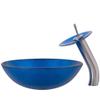 Novatto VERDAZZURRO Glass Vessel Bathroom Sink Set, Oil Rubbed Bronze view 4