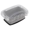 Intermatic Wp5000C Electrical Box, 2.25" Single Gang Plastic While-in-Use Weatherproof Vertical/Horizontal Cover - Clear view 1