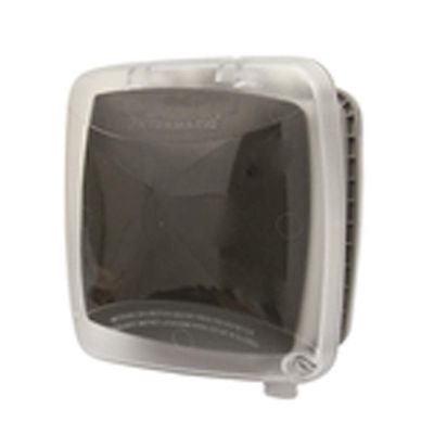 Intermatic Wp5221C Electrical Box, 2.25" Single/Double Gang Plastic While-in-Use Weatherproof Vertical Cover