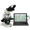OMAX 40X-2500X Lab Binocular Compound LED Microscope with Double Layer Mechanical Stage and Digital Camera M82EZ-C02 view 1