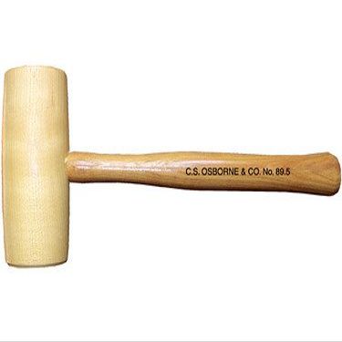 C. S. Osborne No. 89.5-2 Barrel Shaped Hickory Mallet, 24 OZ (MPN #61012)