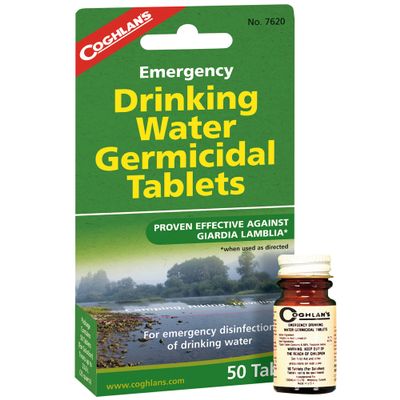 Coghlans 7620 Emergency Germicidal Drinking Water Tablets