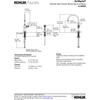 KOHLER K-99262-VS Artifacts 2-Hole Kitchen Sink Faucet and 14-11/16-Inch Swing Spout, Vibrant Stainless view 3