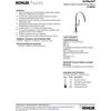 Kohler K-99263-VS Artifacts Single-Hole Kitchen Sink Faucet with 14-11/16-Inch Swing Spout and Arc Spout Design, Vibrant Stainless view 2