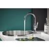 KOHLER Artifacts single-handle bar sink faucet with 13-1/16" swing spout, Arc spout design view 4