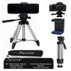 Acuvar 50" Aluminum Tripod for iPhone Camera & Camcorder with Phone Holder, Phone Stand to Fit All Phones, iPhone & All Samsung Galaxy Android & Nikon Canon Sony Olympus Fuji Cameras with Travel Bag view 1