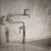 KOHLER 99271-CP Artifacts Single-Hole Deck-Mount Pot Filler Kitchen Sink Faucet with 22-Inch Extended Spout, Polished Chrome view 2