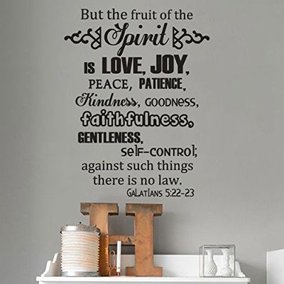 Fruit of the Spirit Matte Wall Decal-Vinyl Religious Art