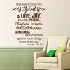 Fruit of the Spirit Matte Wall Decal-Vinyl Religious Art view 2
