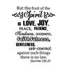 Fruit of the Spirit Matte Wall Decal-Vinyl Religious Art view 3