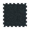 IncStores 8mm Thick Strong Rubber Interlocking Floor Tiles | Flexible Recycled Rubber for a Stronger and Safer Basement, Home Gym, Shed, or Trailer | Blue, 3ft 10in x 3ft 10in view 1