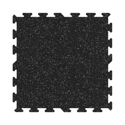IncStores 8mm Thick Strong Rubber Interlocking Floor Tiles | Flexible Recycled Rubber for a Stronger and Safer Basement, Home Gym, Shed, or Trailer | Grey, 3ft 10in x 3ft 10in