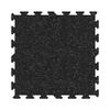 IncStores 8mm Thick Strong Rubber Interlocking Floor Tiles | Flexible Recycled Rubber for a Stronger and Safer Basement, Home Gym, Shed, or Trailer | Grey, 3ft 10in x 3ft 10in view 1