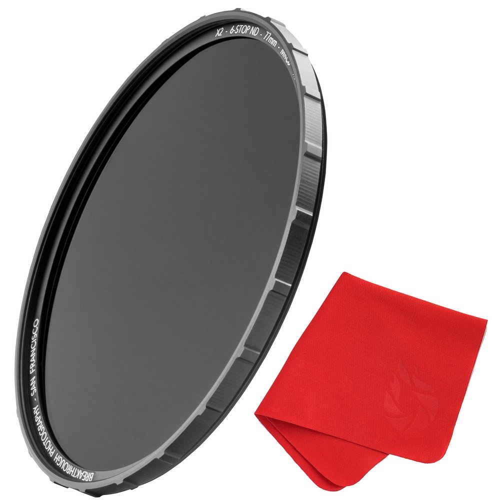 Breakthrough Photography 72mm X2 3-Stop Fixed ND Filter for Camera Lenses, Neutral Density Professional Photography Filter, MRC8, H-K9L Glass, Nanotec, Ultra-Slim, Weather-Sealed