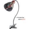 LUMINTURS(TM 3W LED Desk Table Light Bedroom Bedside Office Studio Modern Fixture Clip Clamp Lamp Plug-in view 2