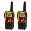Midland- T51VP3 X-TALKER Spotting and Recovery Walkie-Talkie Long Range - FRS Two Way Radio for kids Caravanning with NOAA Weather Scan + Alert, 38 Privacy Codes - Black/Orange - 2 Pack view 1