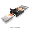 ICY DOCK Dual 2 Bay 2.5 inch HDD/SSD & 1 x 3.5 HDD/Device Front Bay to 5.25" Bay SSD Mounting Bracket Adapter | Flex-FIT Trio MB343SP view 3