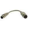 CableWholesale PS/2 to at Keyboard Adapter, MiniDin6 (PS/2) Female to Din5 (at) Male, 6 inch view 1