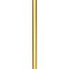 Progress Lighting Ceiling Light or Fan Stem Extension Kit, Two 12" and Two 15" Stems, 54" Total Length, 1/2" Diameter, Hanging Light Fixture & Ceiling Fan Downrod Extension, Natural Brass (P8601-137) view 1