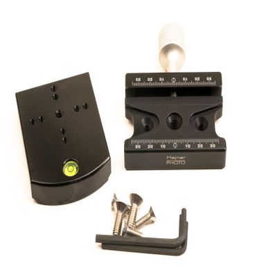 Hejnar Photo Arca Type Conversion Set for Manfrotto 405 Gear Head - Made in U.S.A