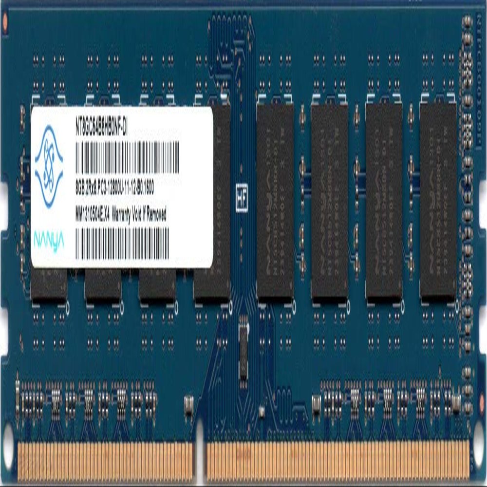 NANYA NT8GC64B8HB0NF-DI 8GB Desktop DIMM DDR3 PC12800(1600) UNBUF 1.5v 2RX8 240P 1024MX64 512mX8 CL1