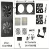 Coolerguys Dual 120mm Fan kit with pre-Set Thermal Controller CG-1202-P view 2