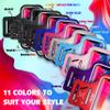 TRIBE Water Resistant Cell Phone Armband Case Running Holder for iPhone Pro Max Plus Mini SE (13/12/11/X/XS/XR/8/7/6/5) Galaxy S Ultra Plus Edge Note (21/20/10/9/8/7/6/5) Adjustable Strap & Key Pocket view 2