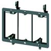 Arlington Industries LV3 3 Gang Low Voltage Mounting Bracket Black view 1