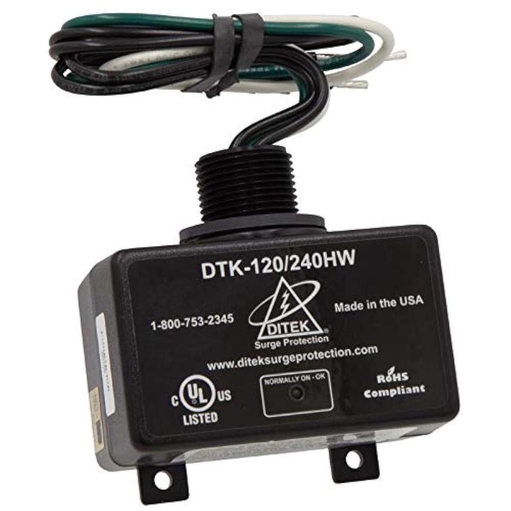 DiTek DTK-120/240HW Surge Protector  120/240 Volt  72,000 Amp Peak Protection  Replacement Surge Protector