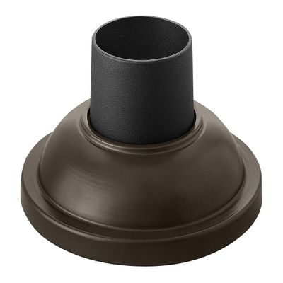 Hinkley Landscape Lighting Traditional Aluminum Pier Mount Base, Bronze