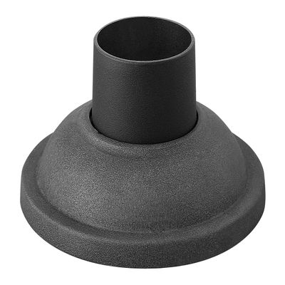 Hinkley Landscape Lighting Traditional Aluminum Pier Mount Base, Aged Zinc