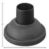 Hinkley Landscape Lighting Traditional Aluminum Pier Mount Base, Aged Zinc view 3