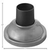 Hinkley Landscape Lighting Traditional Aluminum Pier Mount Base, Hematite view 3