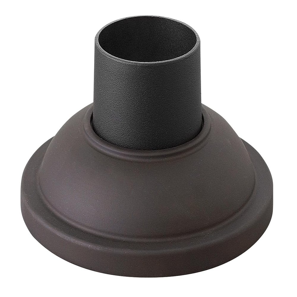 Hinkley Landscape Lighting 1304KZ Traditional Aluminum Pier Mount Base, Buckeye Bronze