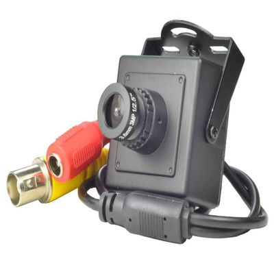 ansice-- Wired Analog Indoor CCTV Surveillance 3.6mm Lens Mini Case Security Camera 750TVL CMOS with Filter CCTV Motion Detective