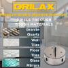 Drilax 2-3/4 Inch Diamond Hole Saw for Shower & Floor Drains view 2