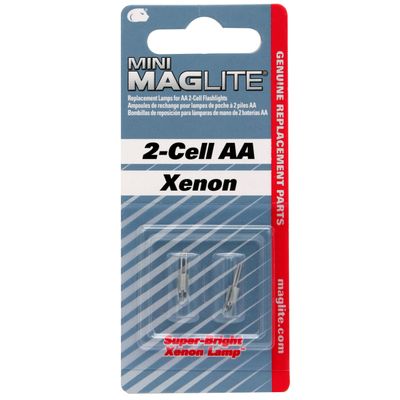 Replacement Lamp for AA Mini Flashlight, PK2