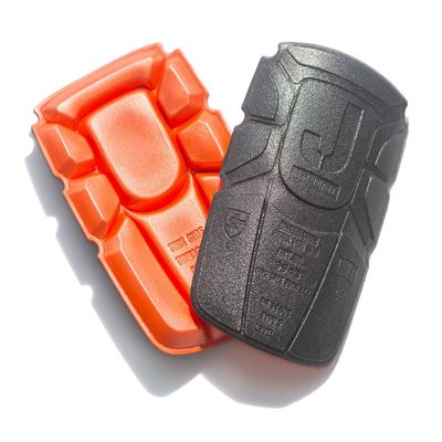 JOBMAN Workwear Men's Knee Pads, Orange/Black, One Size