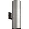 Quorum 721-2-3 Transitional Two Light Wall Mount from Cylinder Collection in Gray Finish, view 1
