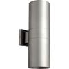 Quorum 721-2-3 Transitional Two Light Wall Mount from Cylinder Collection in Gray Finish, view 3