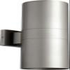 Quorum 721-2-3 Transitional Two Light Wall Mount from Cylinder Collection in Gray Finish, view 4