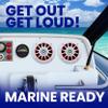 BOSS Audio Systems MRGB65 6.5 Inch Marine Boat Stereo Speakers - 200 Watts (per pair), Coaxial, 2 Way, Full Range, 4 Ohms, Multi-Color Illumination, Weatherproof, Sold in Pairs view 4