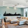 Custom Chicago Skyline Silhouette Vinyl Art Wall Decal&Mural for Living Room (Medium,Black) view 2