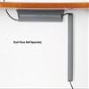 Humanscale, Large - Under Desk Cable Management, Material: 100% Recyclable Plastic, Dimensions: Diameter: 3.6" x 24"L, Color: Gray, Qty: 1 view 1