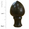 Royal Designs Egg Lamp Finial for Lamp Shade, 2.25 Inch, Antique Brass - Set of 2 view 3