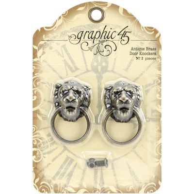Graphic 45 Antique Brass Door Knockers by Graphic 45
