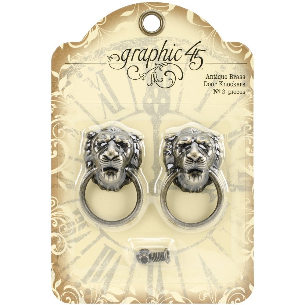 Graphic 45 Antique Brass Door Knockers by Graphic 45