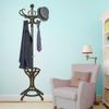 Coat Hanger Wall Decal Hatstand Coatrack Silhouette Wall Sticker Vinyl Wall Graphic Home Art Decoration Dark Brown view 1