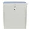 Qualarc PCSDB-LG Parcel Chest Secure Locking Delivery Box Made of Galvanized Steel, Textured Gray, Large view 1