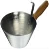 Kraft Tool PL804 Galvanized Steel Bucket Scoop with Wood Handle view 1
